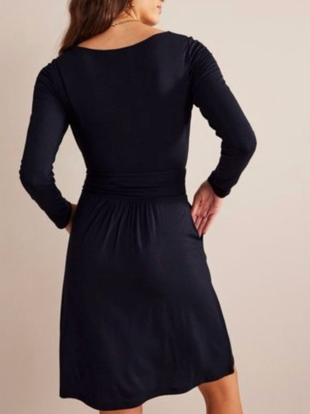 Boden Navy Abigail Jersey Dress - Picture 2 of 6